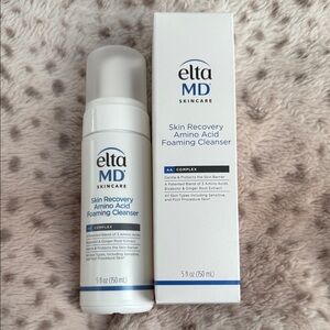 EltaMD Skin Recovery Amino Acid Foaming Cleanser - White and Blue